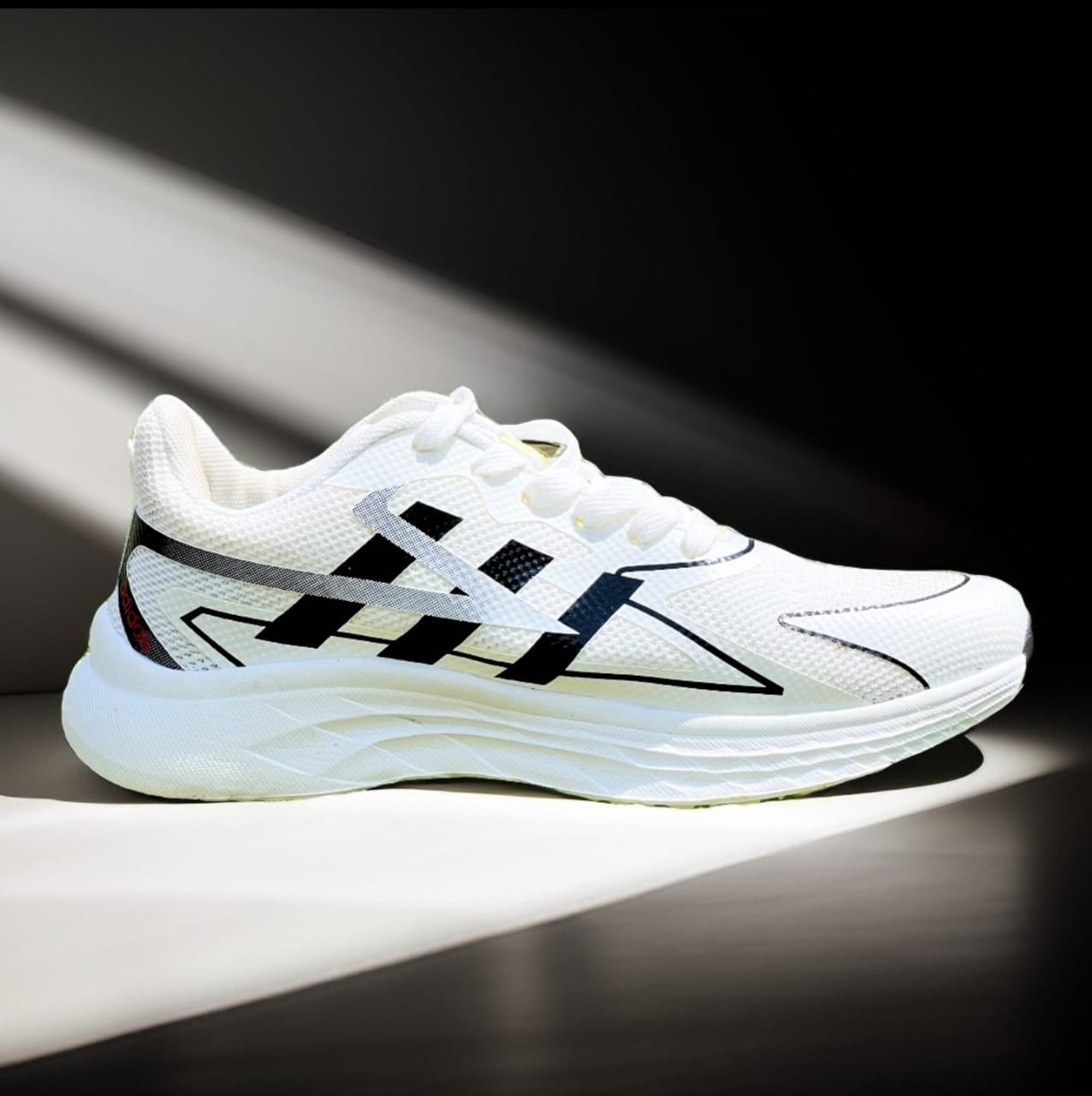 Adidas white running sports sneakers